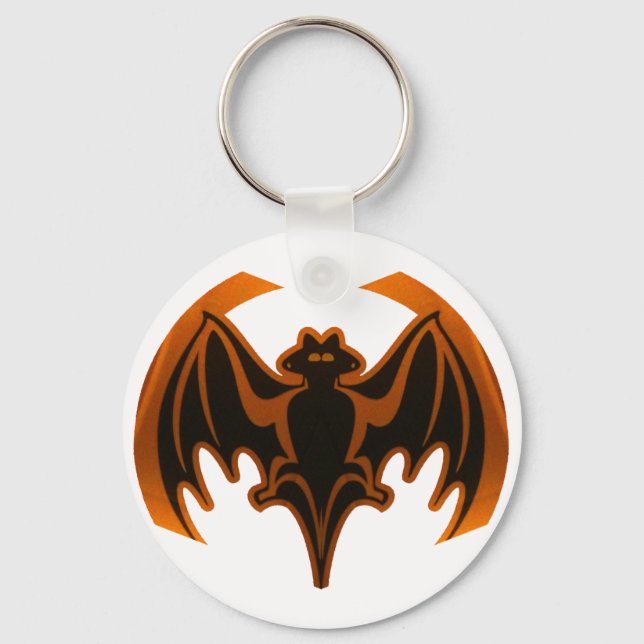 Llavero Naranja de murciélagos El MUSEO de los regalos de  (Anverso)