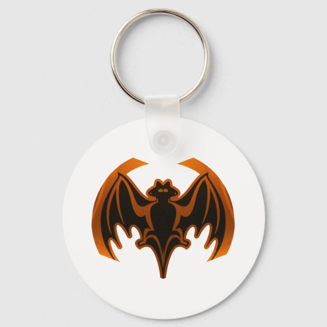 Llavero Naranja de murciélagos El MUSEO de los regalos de  (Anverso)