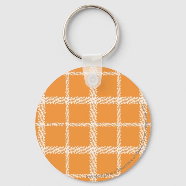 Llavero Naranja de Plaid (Anverso)