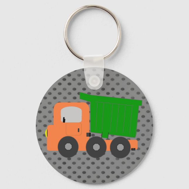 Llavero Naranja Dump Truck (Anverso)