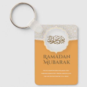 Llavero Naranja Eid Mubarak