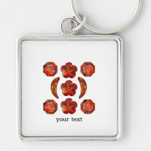Llavero Naranja Gemstone Art.