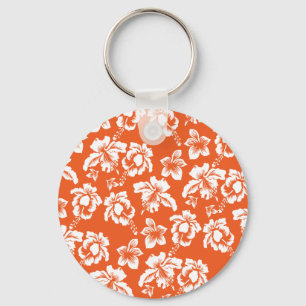 Llavero Naranja Hawaiian Hibiscus
