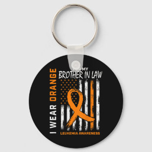 Llavero Naranja Hermano En Derecho Leucemia Sensibilizació