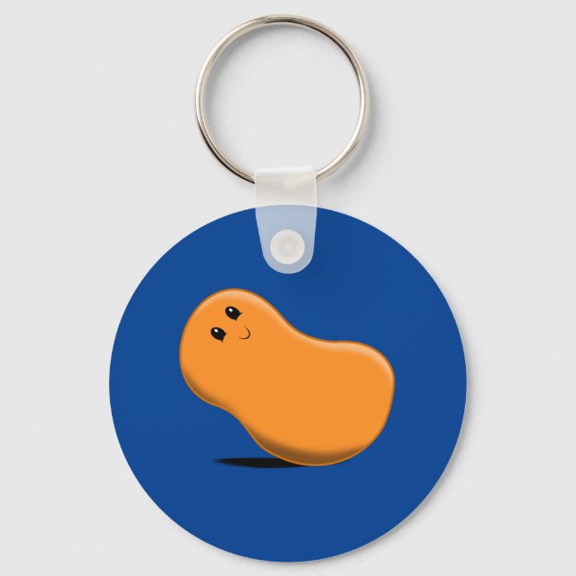 Llavero Naranja Jellybean Keychain (Anverso)