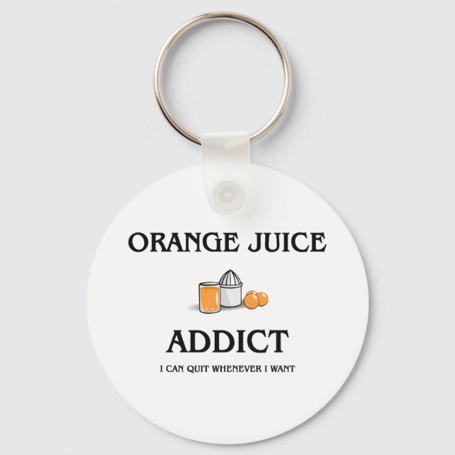 Llavero Naranja Juice Addict (Anverso)