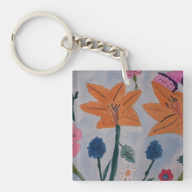 Llavero Naranja Lilies (Frente)