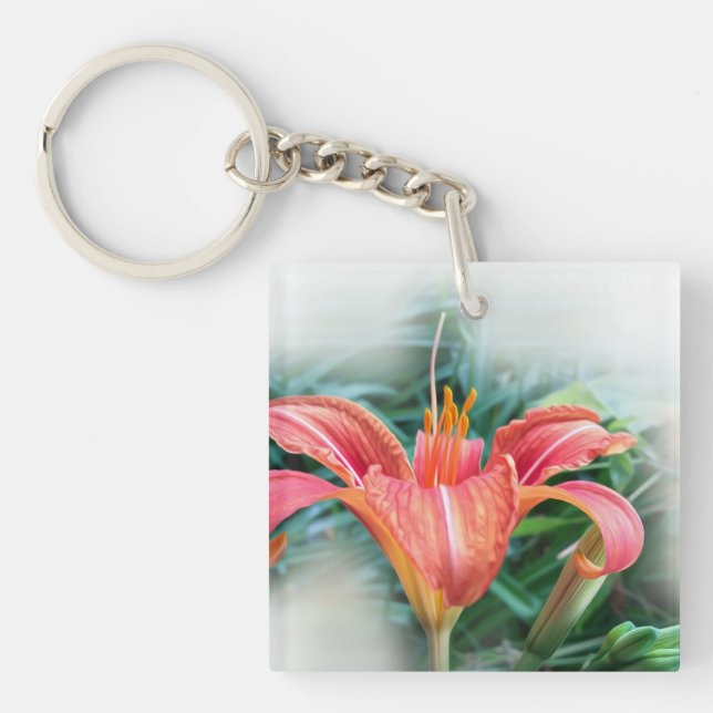 Llavero naranja lily (Frente)