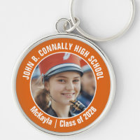 Naranja marcha banda de fotos espíritu de escuela 