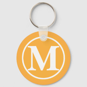 Llavero Naranja Monogramado BB