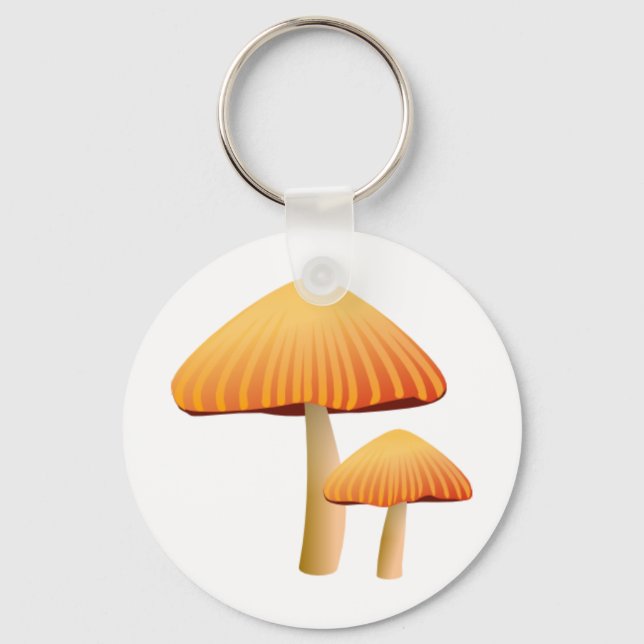 Llavero Naranja Mushrooms (Anverso)