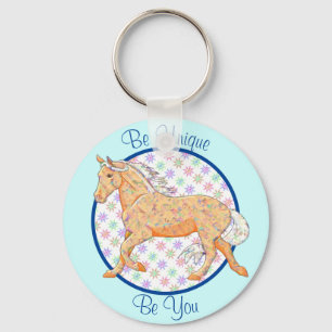 Llavero Naranja Palomino (azul/púrpura)