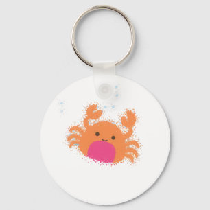 Llavero Naranja Personalizado Cangrejo