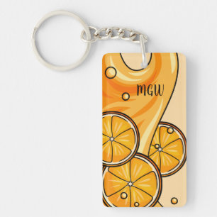 Llavero Naranja personalizado Splash