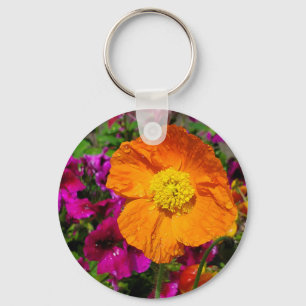 Llavero Naranja Poppy Keychain