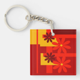 Llavero Naranja retro de los años 1970