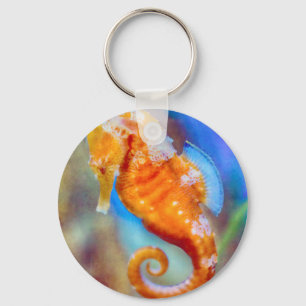 Llavero Naranja Seahorse deleite