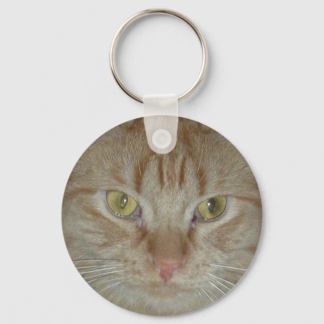 Llavero Naranja Tabby Cat (Anverso)
