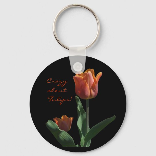 Llavero Naranja Tulips (Anverso)