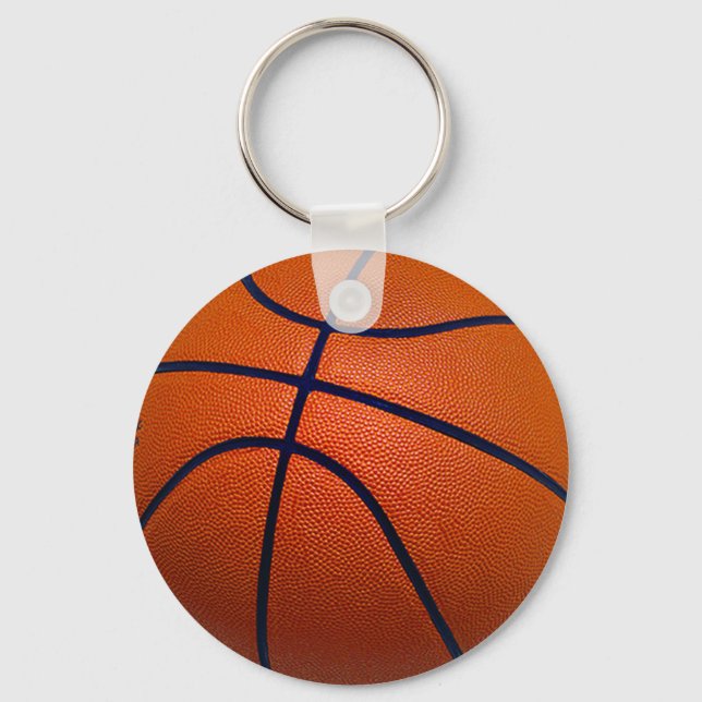 Llavero Naranja y baloncesto negro (Anverso)