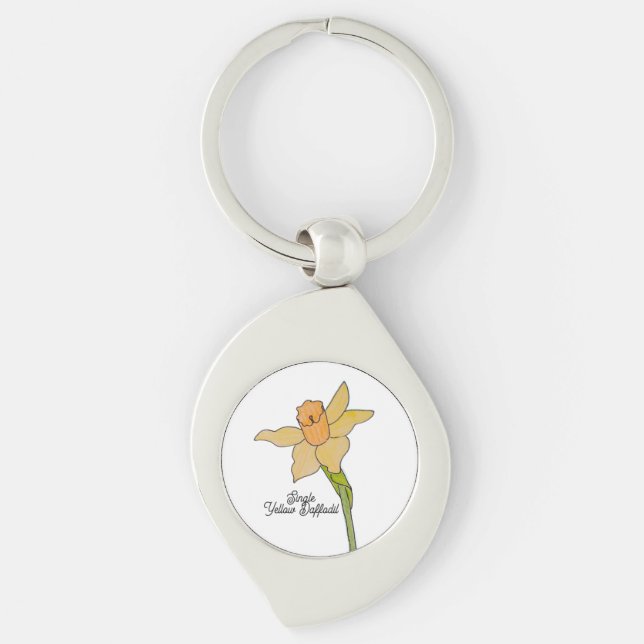 Llavero Narciso Amarillo Único (Anverso)