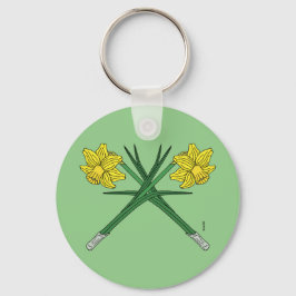 Llavero Narcisos Cruzados
