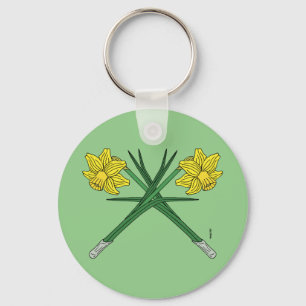 Llavero Narcisos Cruzados