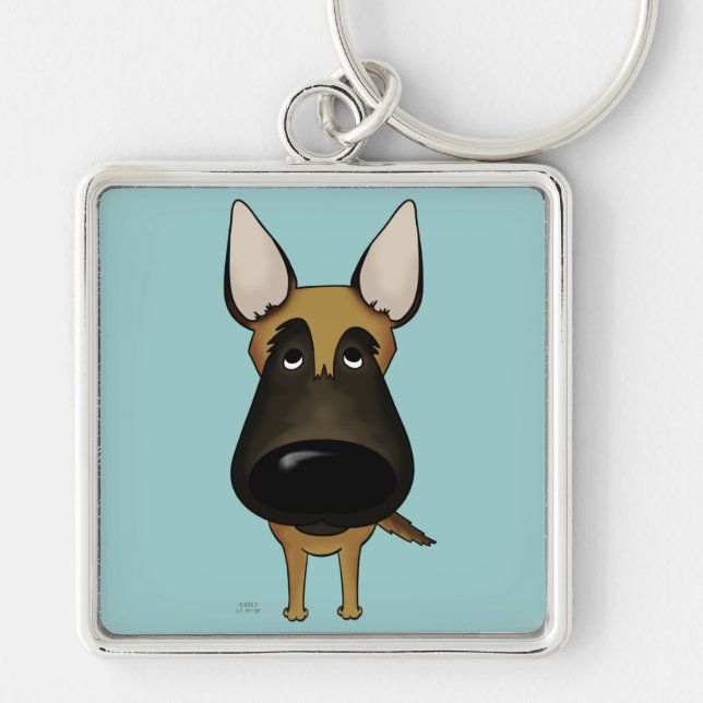 Llavero Nariz grande Malinois (Frente)