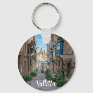 Llavero Narrow stone street in Malta
