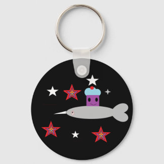 Llavero Narwhal y el quequito espacial