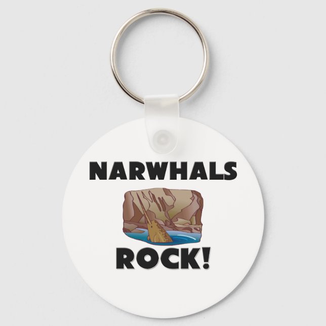 Llavero Narwhals Rock (Anverso)