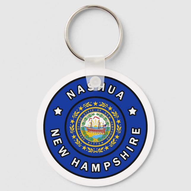 Llavero Nashua Nuevo Hampshire (Anverso)