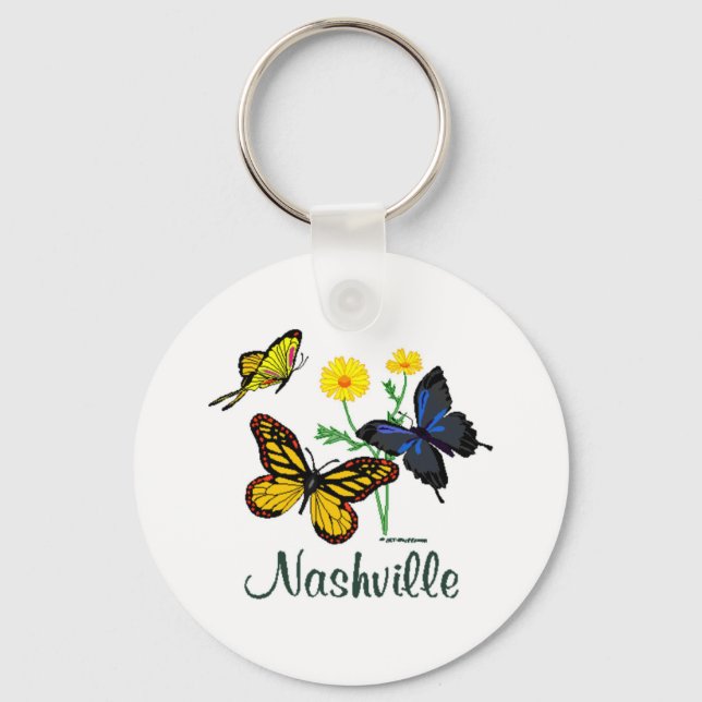 Llavero Nashville Butterflies (Anverso)