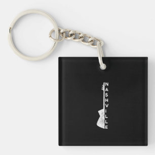 Llavero Nashville Guitar Country Music Avers Gifts