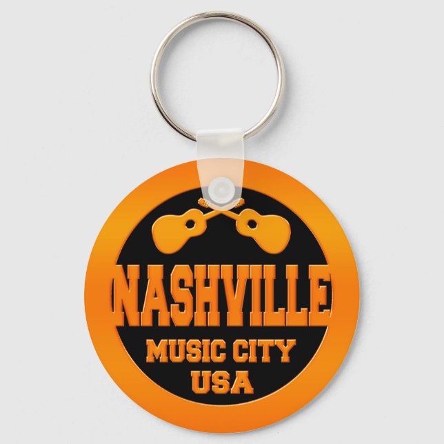 Llavero Nashville Music City USA (Anverso)