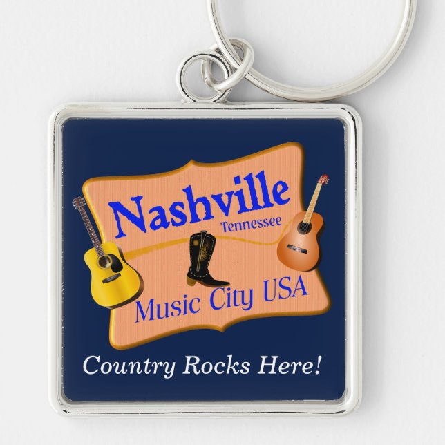 Llavero Nashville Souvenir Key (Frente)