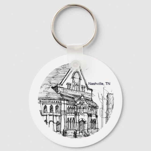 Llavero Nashville, TN Keychain (Anverso)