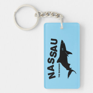 Llavero Nassau - Las Bahamas: Camiseta de buceo de tiburon
