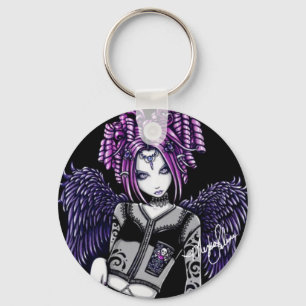 Llavero Natasha Gothic Tattoo Angel Keychain