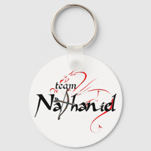 Llavero ¡NATHANIEL del equipo! (llavero ligero)