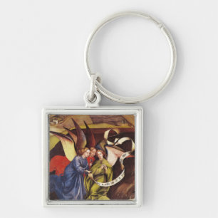 Llavero Natividad, detalle de tres ángeles, c.1425