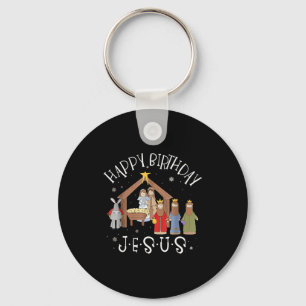 Llavero Natividad Feliz Cumpleaños Jesús Navidad Natividad