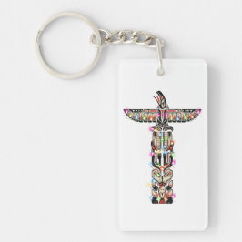 Llavero Nativo de la nación Haida C