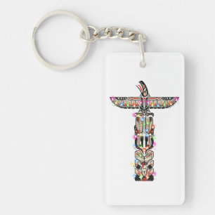 Llavero Nativo de la nación Haida C