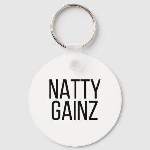 Llavero Natty Gainz Gimnasio Libre De Esteroides Y Camiset