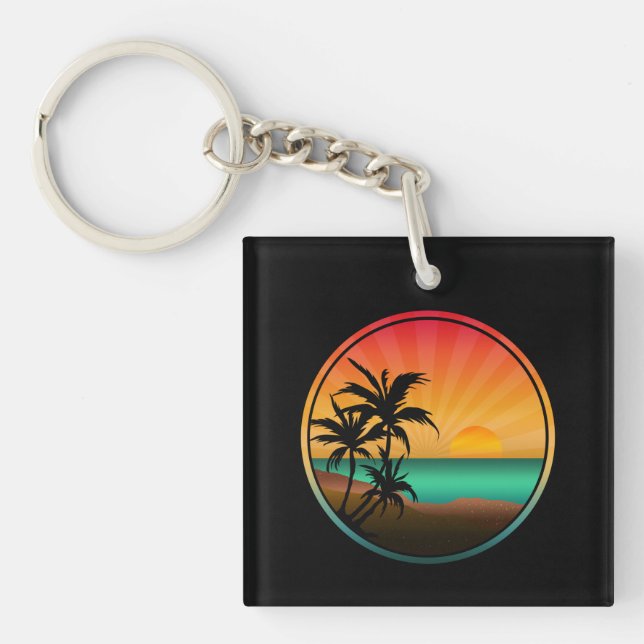 LLAVERO NATURALEZA DE LA PLAYA DE VERANO (Frente)