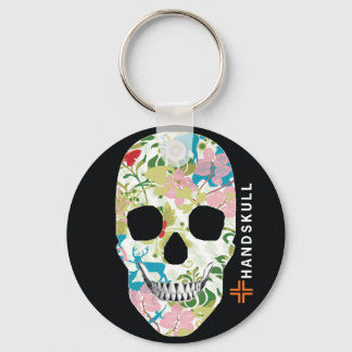 Llavero Naturaleza HANDSKULL,Cráneo feliz,Bandera natural