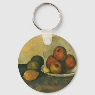 Llavero Naturaleza muerta con manzanas de Paul Cezanne