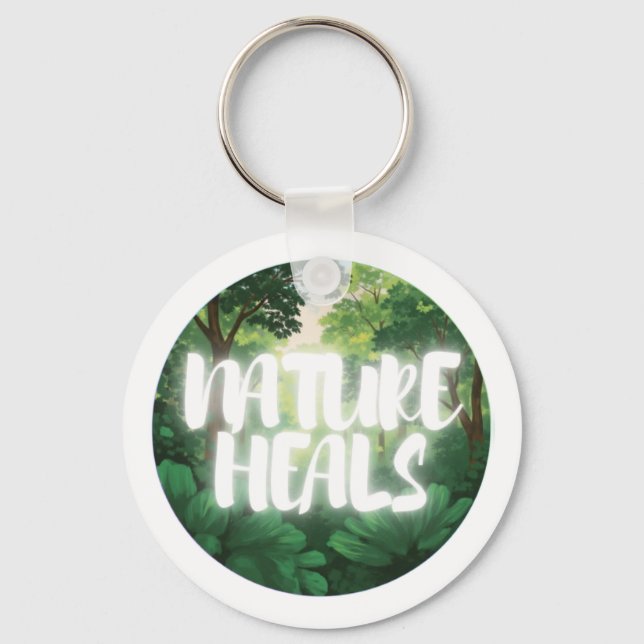 Llavero NATURE HEALS (Anverso)