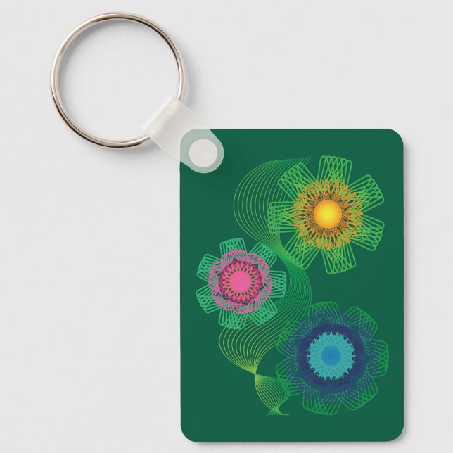 Llavero Nature Shapes and Lines Patterns  (Anverso)